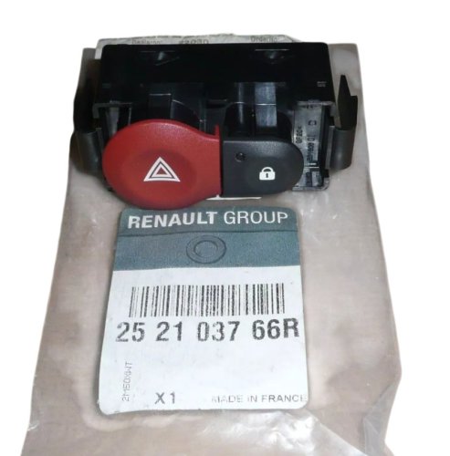 Warnblinkschalter 252103766R Renault Clio III, Modus, Twingo III, Original, neu