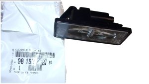 Kennzeichenleuchte 9815225980 Citroën Peugeot Original Neu